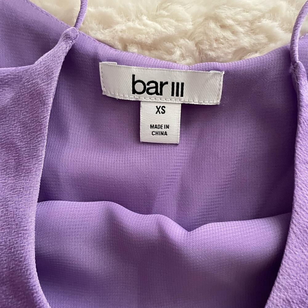 Bar III Lavender Women's Camisole Top - Picture 2 of 3